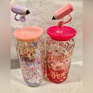 Teacher Glass Sip Cup